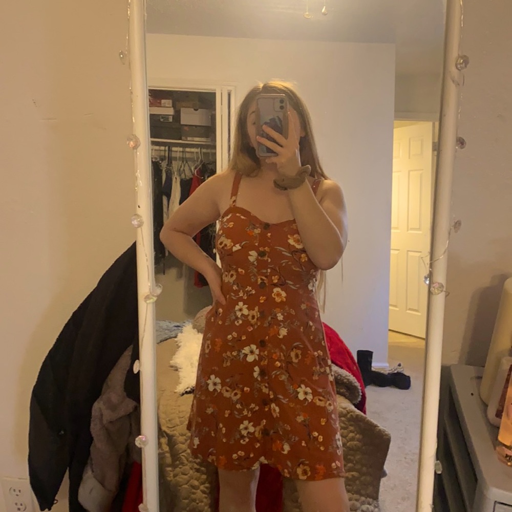 Short floral dress